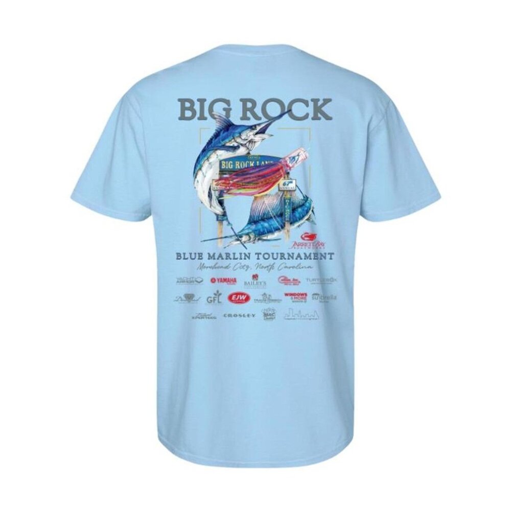 2025 Big Rock Tshirt Light Blue